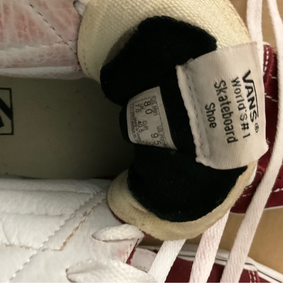 Vans Red High-Top Sneakers - Picture 3 of 9